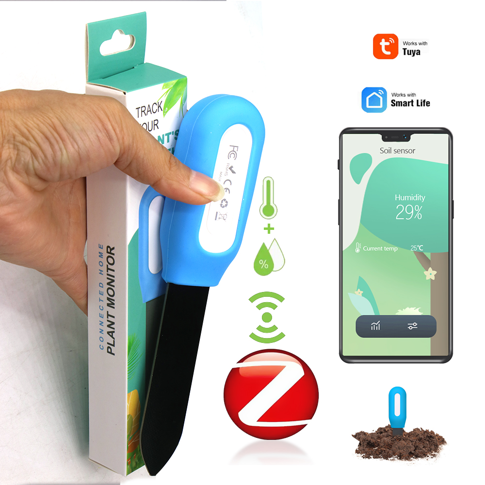 Plant Monitor - เซ็นเซอร์ดินอัจฉริยะ Zigbee สำหรับสวนในบ้าน เรือนกระจก พืช ดอกไม้