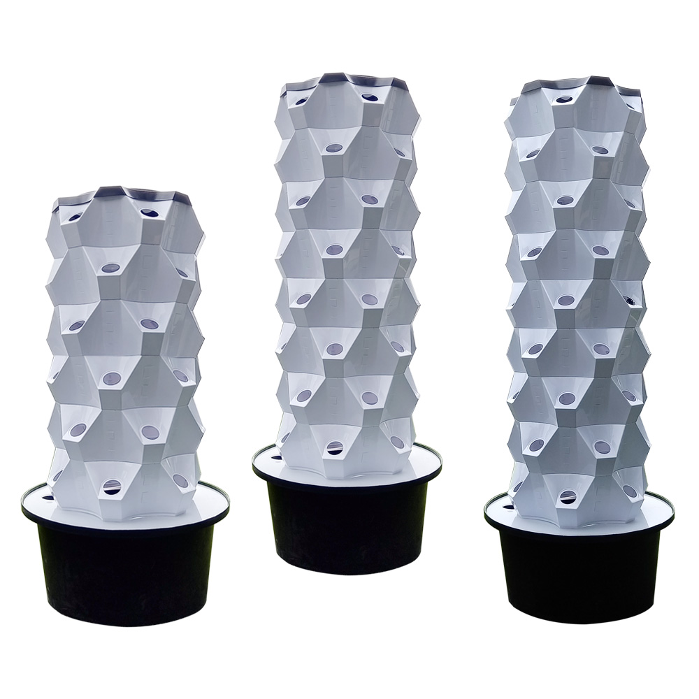 Hydroponic Tower - ระบบปลูกผักแนวตั้งแบบไฮโดรโปนิกส์ในเรือนกระจก