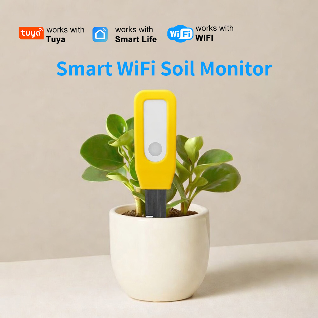 Garden Camera - เครื่องตรวจสอบดินผ่าน WiFi Tuya Smart เซ็นเซอร์วัดอุณหภูมิและความชื้น Smart