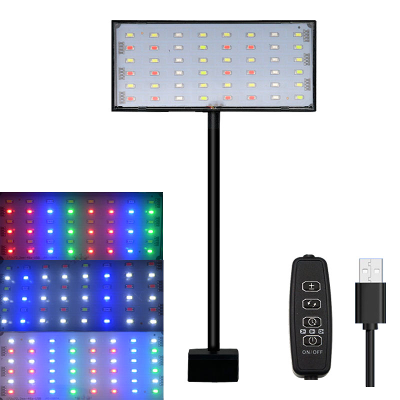 Plant Grow Light Full Spectrum - ไฟ LED สเปกตรัมเต็มสำหรับตู้ปลา พร้อมตั้งเวลาการทำงาน ปรับได้ 3