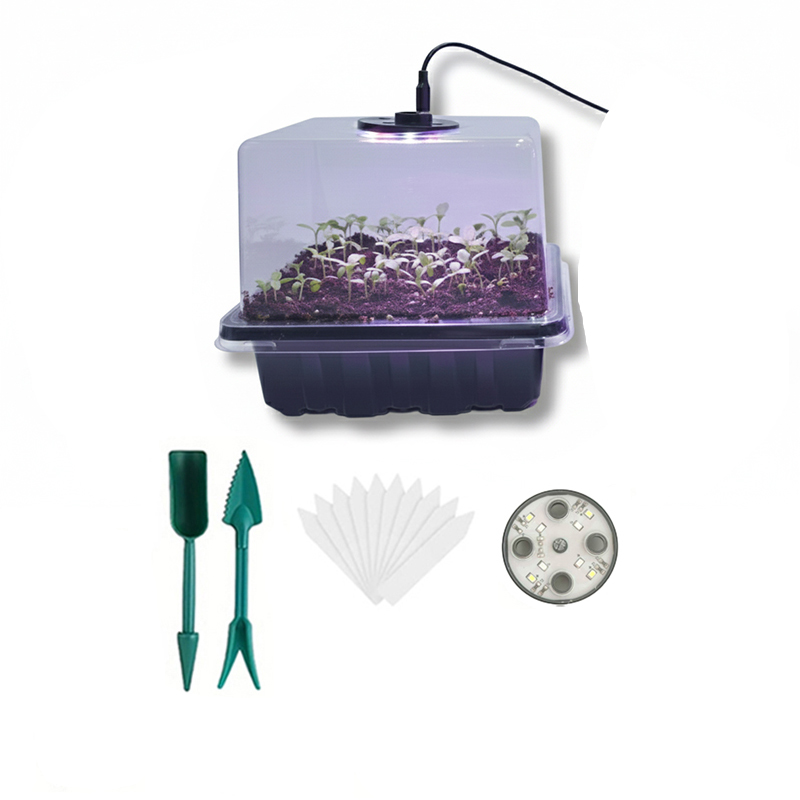 Indoor Garden Kit - ถาดเพาะเมล็ด 1/2/3 ชิ้น แบบ 12/24/36 ช่อง