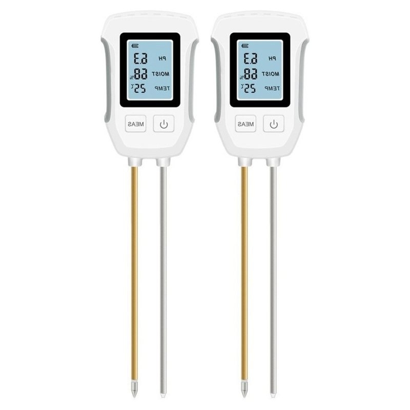 Plant Monitor - AT51-เครื่องมือปลูกดอกไม้ เซ็นเซอร์ดิน จอแสดงผลค่า pH ดิน เครื่องตรวจวัดดินสำหรับปลูกดอกไม้