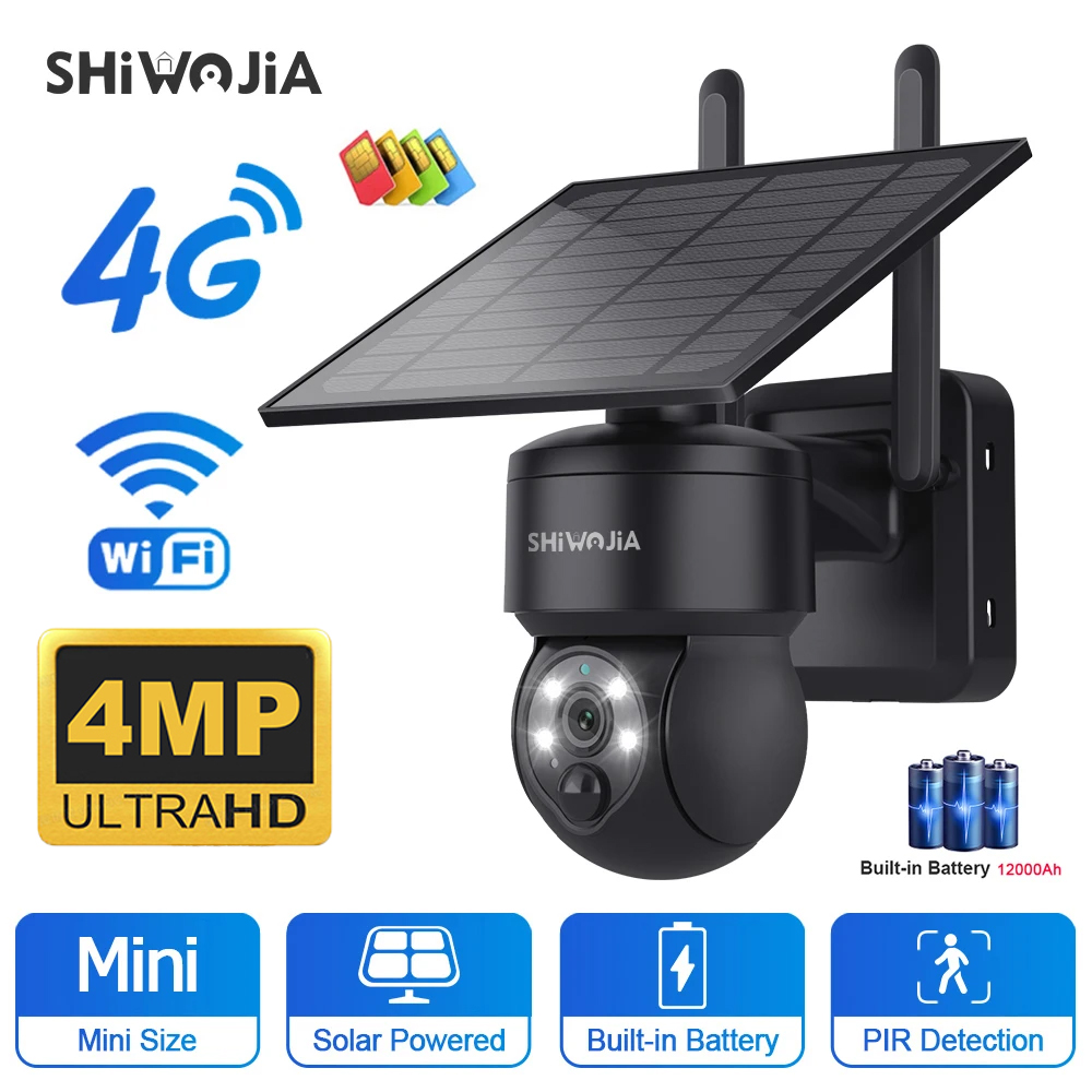 SHIWOJIA WIFI ไร้สาย PTZ พลังง - Garden Camera บทวิจารณ์และราคา