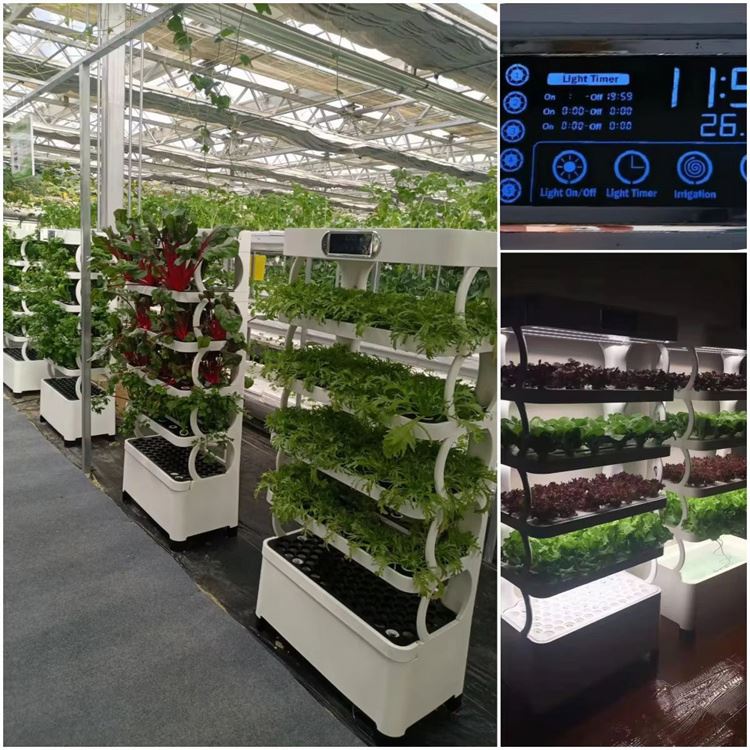 ระบบปลูกพืชไร้ดินในร่มแบบแนวตั - Hydroponic Tower บทวิจารณ์และราคา
