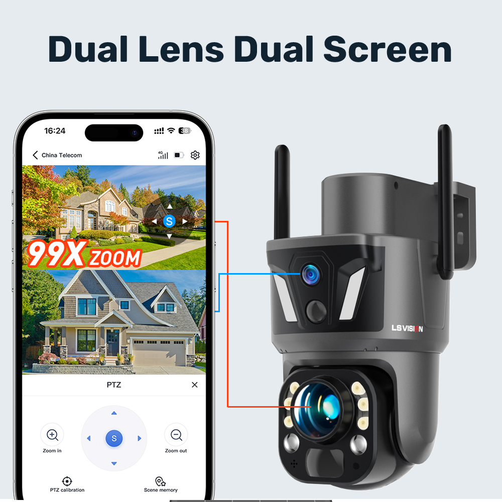 กล้องวงจรปิด LS VISION 4K 8MP  - Garden Camera บทวิจารณ์และราคา