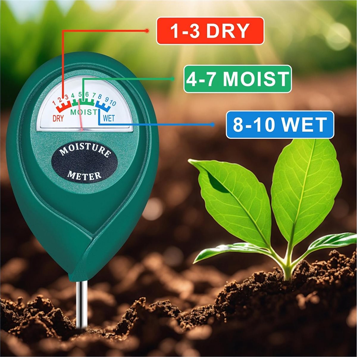 เครื่องวัดความชื้นในดินแบบหัวว - Plant Monitor บทวิจารณ์และราคา
