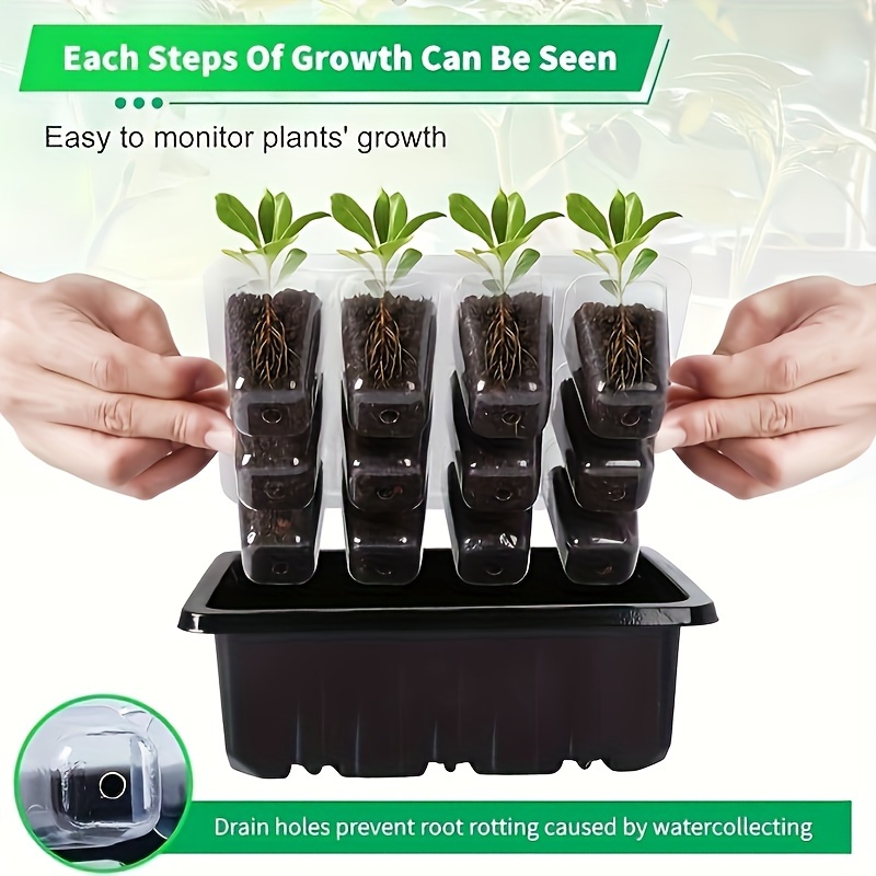 ถาดเพาะเมล็ด 1/2/3 ชิ้น แบบ 12 - Indoor Garden Kit บทวิจารณ์และราคา