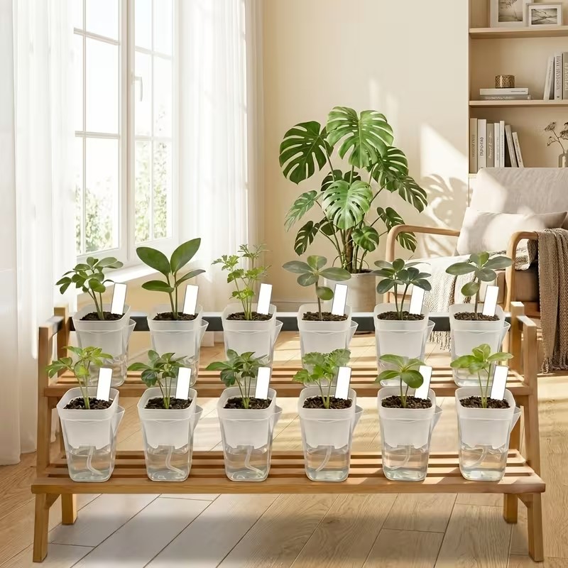 กระถางปลูกต้นไม้แบบรดน้ำเอง 16 - Plant Monitor บทวิจารณ์และราคา