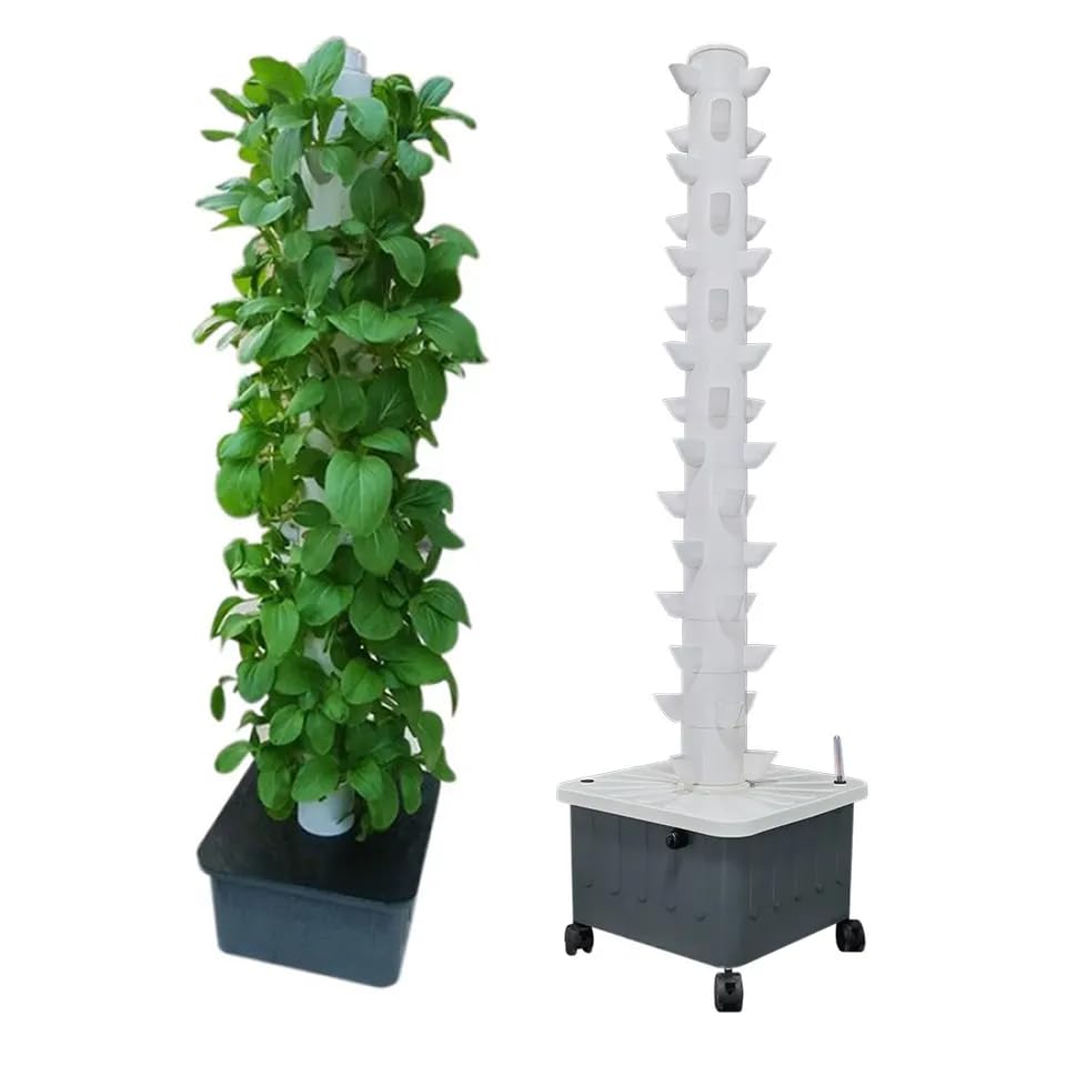 หอปลูกพืชแนวตั้งแบบไฮโดรโปนิกส - Hydroponic Tower บทวิจารณ์และราคา