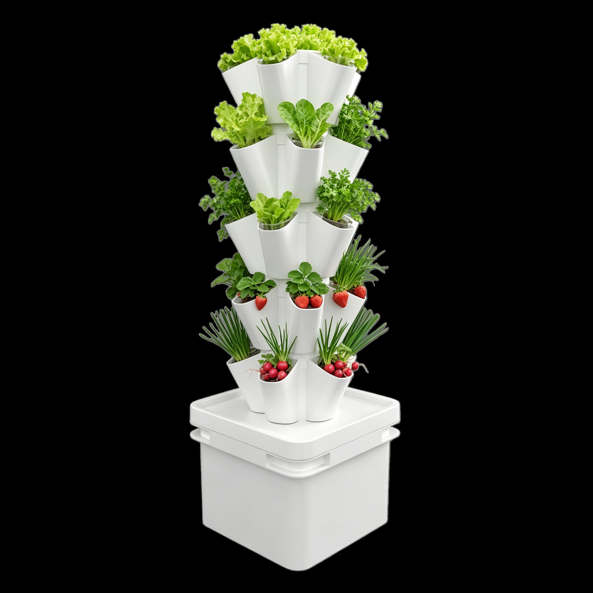 อุปกรณ์ปลูกพืชแบบไฮโดรโปนิกส์แ - Hydroponic Tower บทวิจารณ์และราคา