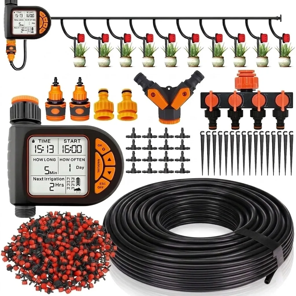 ชุดควบคุมการให้น้ำอัตโนมัติสำห - Smart Garden System บทวิจารณ์และราคา
