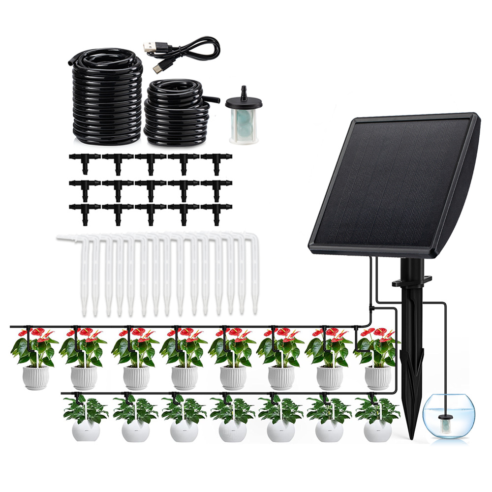 ปั๊มน้ำหยดอัตโนมัติพลังงานแสงอ - Smart Garden System บทวิจารณ์และราคา